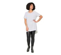 Angel of Style Long Shirt, Comfortable, Stretchy fit with fine Structure. Crew Neck, Half Sleeves. Rounded Hem, Longer Back.