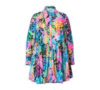 Angel of Style Women's Plus Size Blouse A-Line Colorful Leopard Print 836613