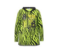 Angel of Style women's plus size long shirt hood animal print