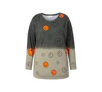 Angel of Style women's plus size sweatshirt oversized color gradient smiley