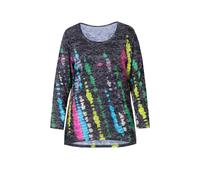 Angel of Style women's plus size T-shirt A-line batik stripes long sleeve 835832