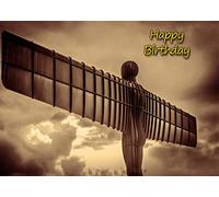 Angel of The North Birthday Card