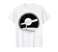 Angel of the North Black and White T-Shirt