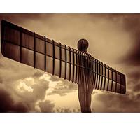 Angel of The North Blank Landscape Card