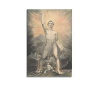 Angel of The Revelation by William Blake Art Poster Canvas Room Aesthetic Wall Art Prints Home Modern Decor 16x24inch(40x60cm)