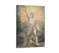 Angel of The Revelation by William Blake Art Poster Wall Art Canvas Prints Hanging Picture Home Decors Idea 12x18inch(30x45cm)