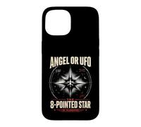 Angel Or UFO 8 Pointed Star Declassified UAP Ezekiel Wheel Case for iPhone 15