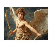 Angel Paint by Numbers for Adults Canvas Wall Art 40x52in ZSHS-4767
