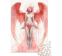 Angel Paper 1000 Pieces Jigsaw Puzzle for Adults Creative Rectangular Puzzle Brain Exercise Challenge Game 1000pcs (38x26cm)