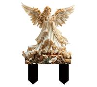 Angel Pigeons Stake - Angel Garden Stake | Angel Girl Feeding Pigeons Stake | Acrylic Yard Art Decor | Acrylic Statue for Garden Decor | Art Sculpture