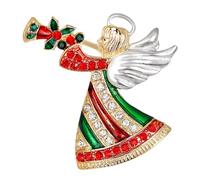 Angel Pins Jewelry, Angel Pins for Women | Cartoon Angel Trumpet Christmas Brooch | Glitter Ladies Brooch Jewelry for New Year Dressing Decoration n