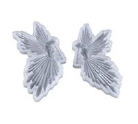 Angel Playing the Flute Silicone Mold Jewelry Making | Angel Girl with Wings Crystal Epoxy Resin Casting Tool for Decors Christmas Ornament