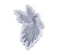 Angel Playing the Flute Silicone Mold Jewelry Making | Angel Girl with Wings Crystal Epoxy Resin Casting Tool for Decors Christmas Ornament