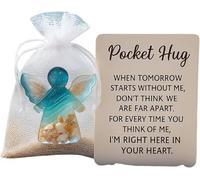Angel Pocket Hug in Memory of The Dead,Pocket Travel Turtle Hug Gift, a Cute Animal Pillow That Provides Encouragement, Comfort and Support (Angel)
