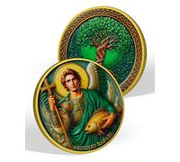 Angel Raphael Healing Christian Challenge Coin, Faith Religious Gifts