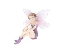 Angel Resin Ornaments for Home Decor - Multi-Color Fairy Garden Figures 9.5Cm X 12Cm