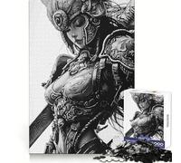 Angel Samurai Warrior Adults Puzzles 1000 Piece Jigsaws Brain Development Leisure Activity Clean Join Joyful Xmas (50x75cm)
