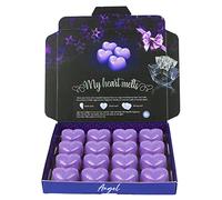 Angel Scented Wax Melts; 16 x 6g Heart Shaped Melts Inspired by Angel in a Printed Presentation Gift Box, Pet Friendly, Cruelty Free by Spotless Leopard
