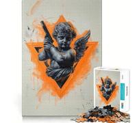 Angel Secret Agent 1000-piece Jigsaw Puzzles Brain Fun Training Seamless Fit Precise Pieces Fascinating Hobby for Idle Moments (50x75cm)