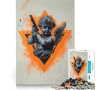 Angel Secret Agent 1000 Piece Jigsaw Puzzles Memory Train Fun Smooth Burr Free Surface Entertaining Challenge for Spare Time (38x26cm)