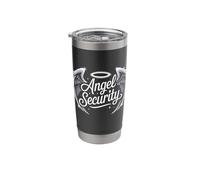Angel Security Funny Halloween Costume Dad Mom Group Stainless Steel Insulated Tumbler