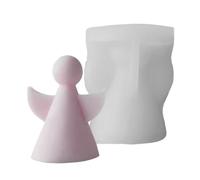 Angel Shape Mold - Detailed Heavenly Figure Craft Maker Kit, Non-Stick Cake Candy Plaster Concrete Cement Molding Art Project Supplies