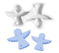 Angel Shaped Candle Silicone Moulds, Silicone Mould for Angels, Reusable Silicone Moulds for Candle Making - Easy Release Candle Moulds for Coffee Table, Easy Release
