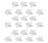 Angel Shaped Resin Pendant Accessories 30pcs for DIY Jewellery Making | White Finish, Lightweight Craft Parts, Good Workmanship, Handmade Time Projects, Decorative Use