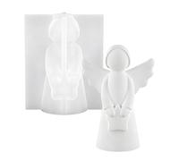Angel Silicone Mold - Silicone Concrete Mould | Holiday Decoration Plaster Mould,for Art Teachers Craft Enthusiasts Home Crafting Themed Events Workshops Weekend Activities Designer