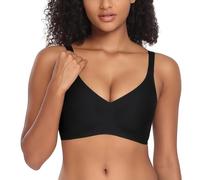 Angel Silk CURLADY Bras for Women, Seamless Bra Supportive Wireless Push Up Bra, Womens UK T Shirt Bralettes Regular & Plus Size, No Unlined Comfort Soft Sleep for Everyday Bra