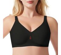 Angel Silk CURLADY Wireless Bras for Women No Underwire Seamless Everyday T Shirt Bra Push Up Full Coverage Supportive Womens Bralettes