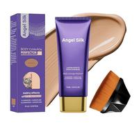 Angel Silk Leg Makeup, Long-lasting Body Coverage Perfector Tattoo Cover Up Makeup, Easy Application, Radiant Glow, Waterproof Transfer-Resistant Body makeup