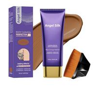 Angel Silk Leg Makeup, Long-lasting Body Coverage Perfector Tattoo Cover Up Makeup, Easy Application, Radiant Glow, Waterproof Transfer-Resistant Body makeup