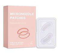 Angel Silk Microneedle eye patches, For Eye Bags & Dark Circles and Puffy, Serum Infused, Micro Eye Patches with Hyaluronic Acid, Microneedle Natural Formula, Dissolving Micro Eyes Patches - 4 pieces