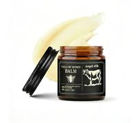 Angel Silk Tallow and Honey Balm, Organic Grass Fed Beef Tallow Skin Care, Whipped Tallow Cream for Face & Body, Deep Hydration & Skin Barrier Repair with Raw Honey, Natural Moisturiser 120g