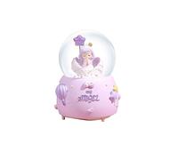 Angel Snow Globe, 80mm Musical Snow Globe with Color Changing LED Lights, Perfect Birthday for Daughter Wife Girlfriend Girls (Purple)