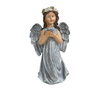 Angel Statue Figurine with Dove Figure, 6.69x4.72x11.02 inch Resin Angel Ornament for Desktop, Living Room, Garden Decor, Birthday Gift