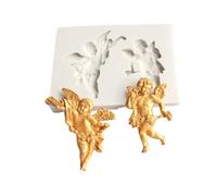 Angel Statue Silicone Molds Art Sculpture Silicone for Epoxy Resin Soap Chocolate Fondant Musical Instrument Mold