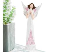 Angel Statues for Home Decor, Resin Angel Ornaments, Angel Statue for Living Room Bedroom Decoration, Elegant Angel Figurine Decor
