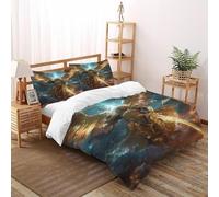 Angel Sword Bedding 3D Art Printed Duvet Cover 3 Pcs (1 Duvet Cover 2 Pillowcase) pure Cotton,for Adults Super King（260x220cm）