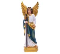 Angel Table Decoration - Archangel Saint Raphael Resin Statue Statue Archangel Saint Raphael Religious Latte Saint Raphael Statue | Holiday Supply Christmas Figure for Bedroom, Living Room
