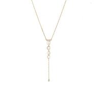 Angel Tears Simplistic S925 Silver Lady Clavicle Chain Necklace