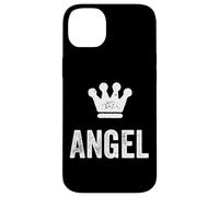 Angel the King/Crown & Name Design for Men Called Angel Case for iPhone 14 Plus
