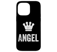 Angel the King/Crown & Name Design for Men Called Angel Case for iPhone 14 Pro Max