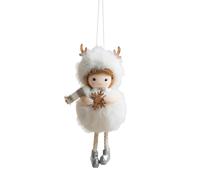 Angel Tree Ornaments - Cute Antler Girl Shape Keychain Pendant | Cute Angel Decorations - for Family Friends Women Kids Wall Home Holiday Indoor Outdoor Birthdays