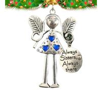 Angel Tree Ornaments, Friendship Pendant Holiday Ornament | Crazy Beautiful Friends Forever Room Decor, Friendship Christmas Tree Decorations