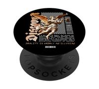 Angel Trumpet Discover Reality is an Illusion Streetwear PopSockets Adhesive PopGrip