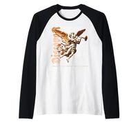 Angel Trumpet Discover Reality is an Illusion Streetwear Raglan Baseball Tee