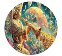Angel Trumpet Jigsaws Puzzles for Adults 1000 Pieces Lead A Voluptuous Life Puzzles Beautiful Decoration Educational Games Fun Details 1000pcs (67.5x67.5cm)