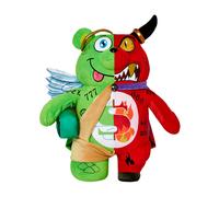 Angel Vs Devil Bear Backpack ONE SIZE